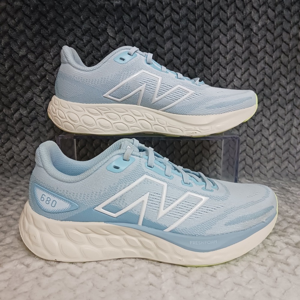 New Balance Fresh Foam 680v8 Quarry Blue Sea Salt Women's Running Shoes Size 6.5